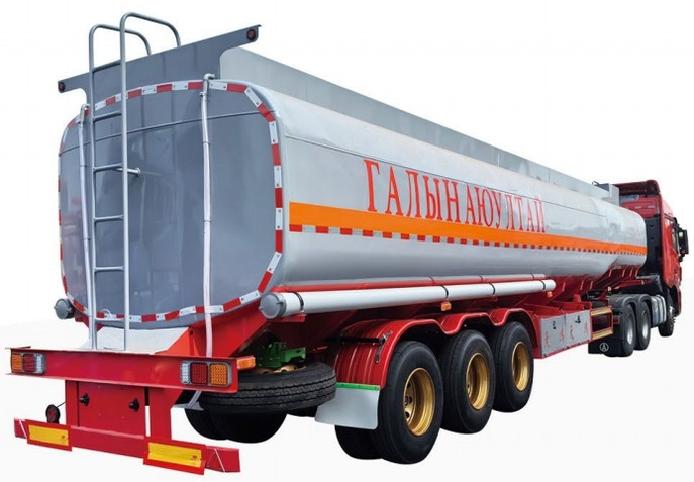Liquid food transport semi-trailer