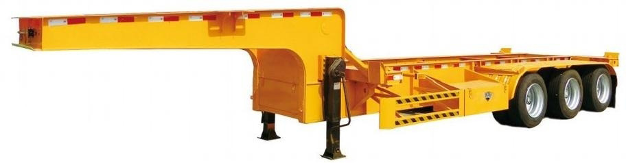 Big Goose Neck Skeleton Semi trailer