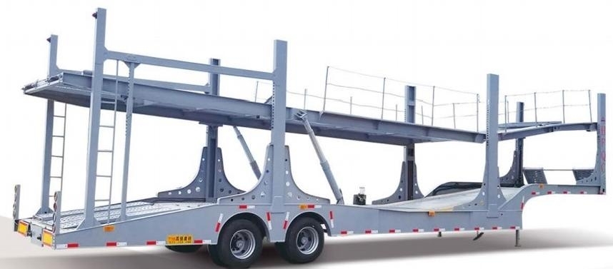 Vehicle transportation semi-trailer
